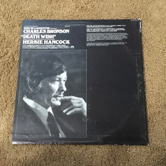 “Death Wish” Music Herbie Hancock-Composed, Conducted, Performed. - Picture 6 of 11